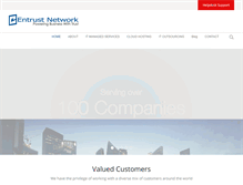 Tablet Screenshot of entrustnetwork.com